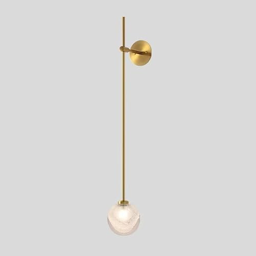 Sweet taize Lámpara de Pared Minimalista para Dormitorio, Estudio, mesita de Noche, Sala de Estar, Fondo de Pared, LED, Vidrio de Burbujas, lámparas Decorativas, Simple