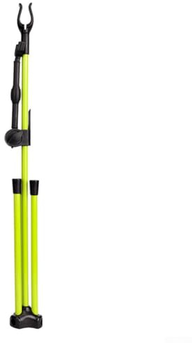 Vidonergy Supporto per arco regolabile per archi composti con compatibilità con palo di equilibrio, telaio treppiede in fibra di vetro, leggero e di design, altezza 62,5 cm, rimovibile (verde)