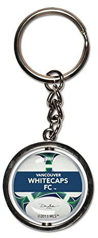Wincraft Soccer Vancouver Whitecaps FC Spinner Key Ring