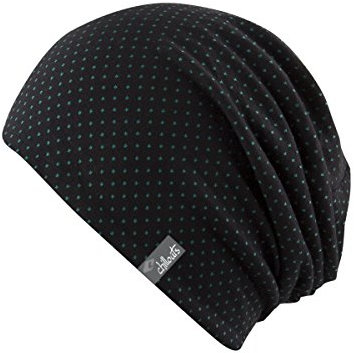 CHILLOUTS Florence Hat Sommer Beanie Unisex - Strickmütze Sommer, Beanie Herren Dünn, Unisex Sommermütze Luftig, Damen Baumwolle, Einheitsgröße OneSize, schwarz