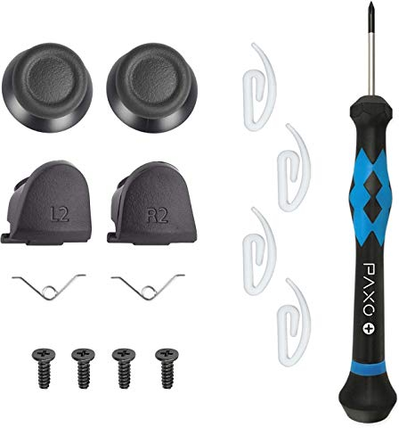 PAXO PS4 Controller Reparatur Set/Kit für L2 & R2 Tasten und Thumb Sticks, incl. ausführlicher Anleitung
