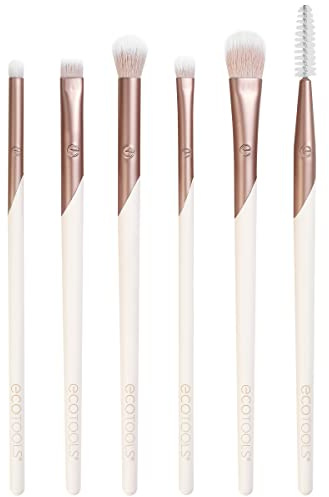EcoTools Luxe Exquisite Eye Makeup Brush Kit, 6 Piece Set