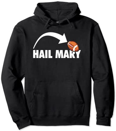 American Football Spielzug Hail Mary Pullover Hoodie