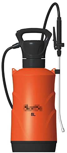 Pulverizadores Rociador eléctrico for jardinería, rociador de jardín eléctrico de 8 Late Lata de Agua de rociador de malezas/pulverizador de Mochila for riego de jardín Anaranjado