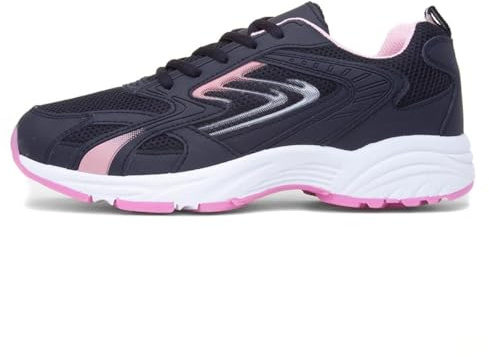 XL Womens Navy Lace Up Chunky Trainer - Size 9 UK - Blue