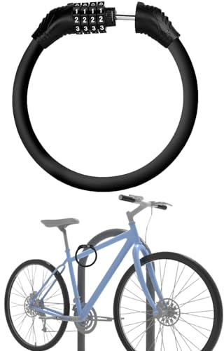 Lucchetto Bici con Catena Antifurto - Protezione Sicurezza per Biciclette, Motociclette e Scooter