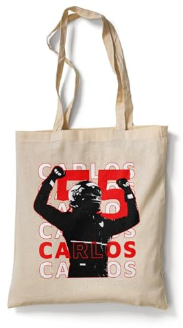 RaceTracks.pl Bolso bandolera Carlos CS55 con diseño de circuitos de carreras, accesorios de automovilismo, bolso deportivo 40×40 cm, regalo para aficionados, recuerdo coleccionable, color beige