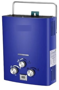 YQVEOT Instant Water Heater, Water Heater -1.6GPM 6L Portable Gas Water Heater, Easy To Install, Propane Tankless Water Heater, Instant Hot Water For Shower for Kitchen Bathroom