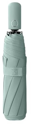 Compact Travel Folding Umbrella Automatic Open/Close Handle Coating Layer Fabric Blocking/Anti UPF 50 UV Protection 99.9% Portable Golf Umbrella/Lightweight Small Backpack/Rain Sun/Men Women Kids