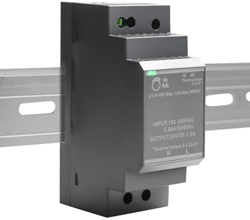 Hutschienen Netzteil 24V: 24VDC 30W 1,5A, HDR-30-24 Hutschienen Schaltnetzteil DIN Schienen, DIN Schienen Transformator für Industrielles Automatisierungs System