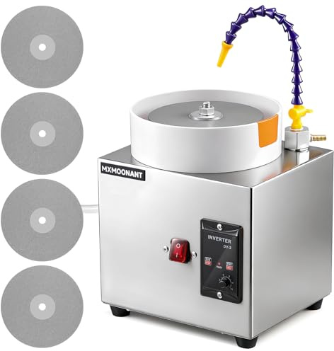 Mxmoonant Pulidora jade 6 pulgadas 2980 RPM, 5 discos