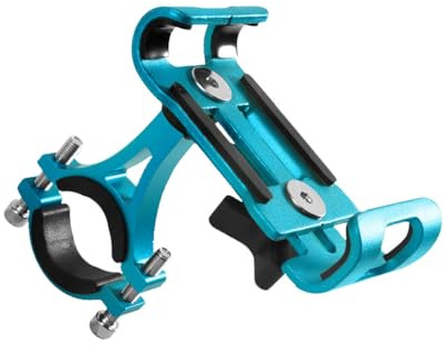 Qsvbeeqj Support de téléphone en alliage d'aluminium pour guidon de moto, scooter électrique, VTT, vélo tout-terrain