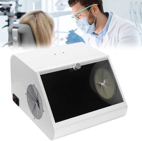 Collecteur de poussière for sableuse de laboratoire, collecteur de poussière for sableuse de laboratoire dentaire, boîte à poussière for laboratoire dentaire, boîte de polissage avec