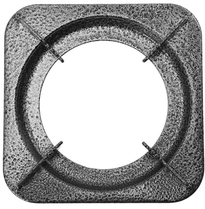 LALAFINA Anillo para Wok y Soporte de Estufa de Hierro Fundido Antideslizante 7X7X1.37 Pulgadas para Cocina de Gas Familiar y Quemador de Fogones