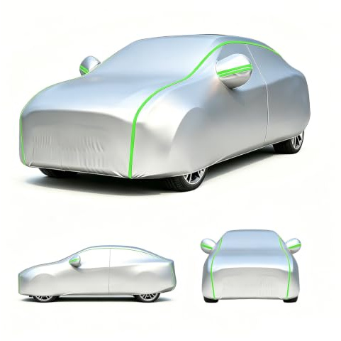Fundas Coche para Nissan Almera Tino，Funda Protectora Coche Car Cover Nieve Lluvia Polvo Protección Impermeable Funda para Coche Exterior