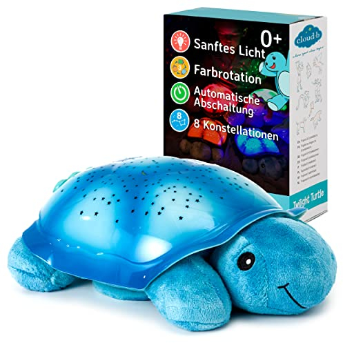 Cloud b Twilight Turtle Blue - Star Projector Night Light Kids Sleep Aid | Soothing Star Projector with Gentle LED Lights | Eases Fear of Dark, Gift-Ready Soothers | Newborn Essentials for Mums