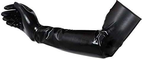 The Latex Collection Gloves, Medium, Black