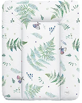 Ceba Baby® Wickelauflage 50x70 cm – Weiche Wickeltischauflage für Jungen & Mädchen – Wasserdicht & Abwaschbar – OEKO-TEX® 100 – Made in EU - Polypodie