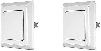 REV 0511256992 PrimaLuxe, Aufputz Aus- und Wechselschalter, weiss (Packung mit 2)