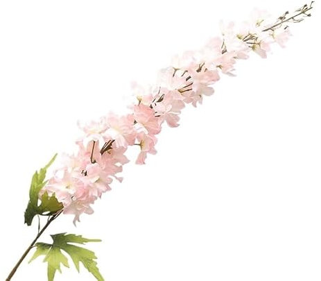 HXSCOO Künstliche Blume Hochzeit Straße Wohnzimmer Dekoration Seide Blume Einzelne Violet Gefälschte Blume(pink)