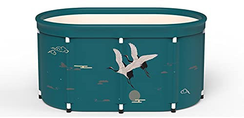 ISCBAFYX Bañera Plegable Portátil para Adultos, No Inflable con Soporte, Ideal para Familias, 100 * 66 * 56 cm
