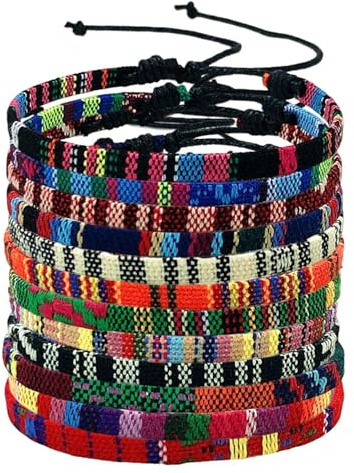 12 Pezzi Di Braccialetto Intrecciato, Braccialetto Di Moda Classico, Semplice Abbigliamento Per Donne, Braccialetto Da Spiaggia Colorato, Universale Per Uomini E Donne, Braccialetto Di Amicizia.