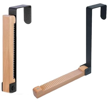 HeFZiYMOZaDP 2 pcs Türgarderobe Klappbar, kleiderhaken klappbar Türhaken, Türhaken zum Einhängen,Über Tür Handtuchhalter Kleiderhaken Tür für Kleidung, Mantel, Hinter der Badezimmertür