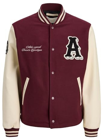 JACK & JONES Jornantucket College Jacket Jornantucket - Giacca college Uomo (Pacco da 1)