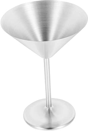 KICHOUSE 1 Bicchiere Da Vino In Acciaio Inossidabile Da Vino Da Martini Da Cocktail Da Cocktail Da Whisky