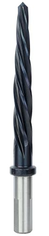Forgeworx 1/2 Inch x 5-7/8 Inch Bridge Reamer 1/2 Inch Shank Tapered Reamer, TiAlN Coating Construction Reamer for Metal (1/2” x 5-7/8”)