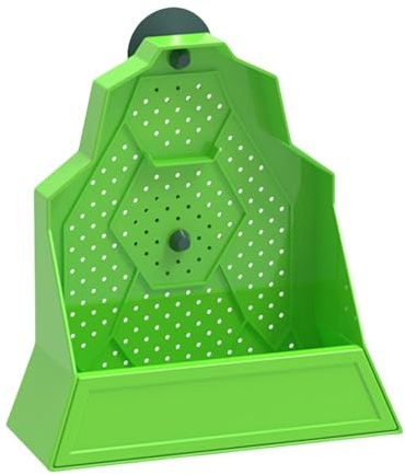 per rettili simulati, a prova di fuga per della farina e grilli | Alimentatore da appendere o posizionare per lucertole, rane e piccoli animali domestici da terrario, divertente
