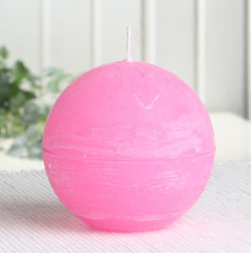 CandleCorner Rustik-Kerzen, Rosa, 8 cm Ø, Opik