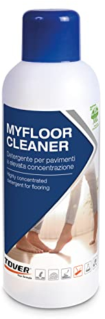 TOVER, My Floor Cleaner, Detergente Concentrato per LVT, SPC, laminato, Per la Pulizia di Gres Porcellanato, Resina, Marmo e Vinilici, Non Lascia Aloni, Formato da 1L