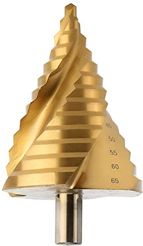 OCGIG 6-65mm Stufenbohrer HSS Spiral Bohrer Schälbohrer