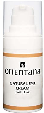 Orientana -Natürliche Augencreme Mit Schneckenschleim & Koffein | Anti-Aging Bio Creme Gegen Dunkle Augenringe Falten Tränensäcke & Schwellungen | Augenpflege Für Frauen | Für Jeden Hauttyp - 15ml