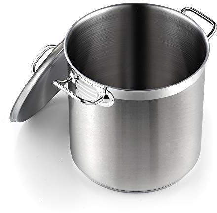 Cooks Standard Stockpots Stainless Steel, 11 Quart Professional Grade Stock Pot with Lid, Silver