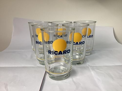 RICARD Nouveau Lot de 6 Verres à Neuf Superbe