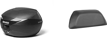SHAD SH39CA SH39 Carbon, Schwarz & D0RI3900 Top Case Zubehör für Rückenlehne, schwarz, m