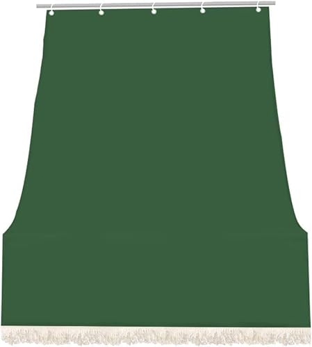 Tenda Parasole Veranda Giardino, 145x290cm, Verde, Tenda da Sole per Balcone Esterna, Kit Montaggio Ganci e Anelli Inclusi, Tessuto Resistente, Impermeabile