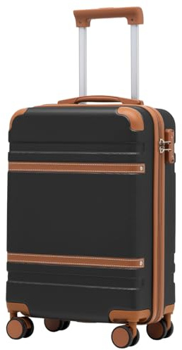 COOLIFE Valise Cabine 55x35x20 Ryanair EasyJet Bagage Cabine Rigide PC+ABS