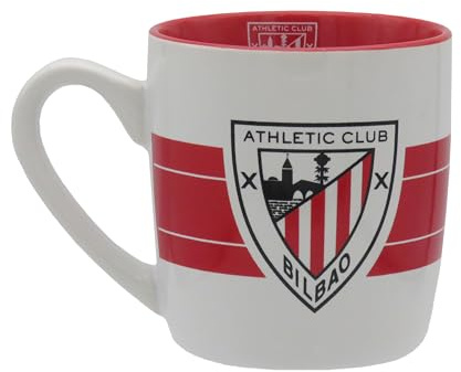 CYPBRANDS Athletic Club, Taza, Desayuno, Tazas Originales, Color Rojo, Producto Oficial
