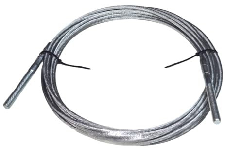 Stahlseil 1.090 cm mit 2X Gewinde M16 für 2-Säulenhebebühnen, DTPO7093E