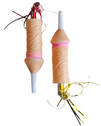 Lot de 2 trombones pour fête de pénis - Pour enterrement de vie de jeune fille - Accessoire d'enterrement de vie de jeune fille - Article de farces JGA - Nuit de fête - Célébration des filles - Jouet