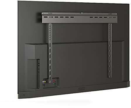 Support de montage TV Support mural fixe à profil bas pour la plupart des téléviseurs à écran plat incurvé de 37 à 90 pouces Support de montage TV ultra fin en acier, étagère TV à niveau à bulle inté