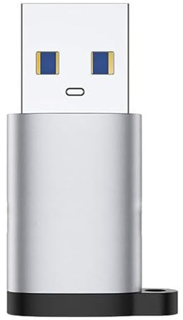 Adaptador USB | Adaptador de cable USB 3.0 a USB C | Convertidor de cable tipo C hembra a USB A macho | Adaptador de cargador de coche | Transferencia de datos de alta velocidad para portátiles y más