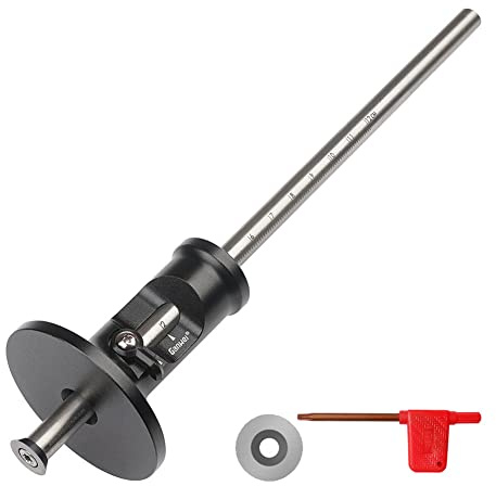 Wheel Marking Gauge 0-120mm Woodworking Marking Scriber Aluminium Alloy Wood Marking Tools Wood Scribe Tool Marking Gauges for Woodworking Wood Marking