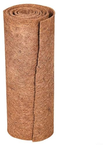 GLFLOW Rouleau de doublure en coco naturelle extra large pour panier de fleurs, tapis en fibre de coco naturelle, décoration de jardin, tapis pour animaux de compagnie, tapis pour reptiles (50 x 200