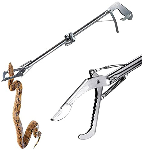 Upgraded Catcher Stick Grabber with Wide Jaw Professional Snake Tong Snake Tong Grabber