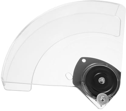 HAMPPLIES Protection Transparente pour Scie Circulaire à Table, Capot Anti-projections en Plastique Résistant, Housse de Sécurité Légère et Compatible pour Travail du Bois, Dépoussiéreur