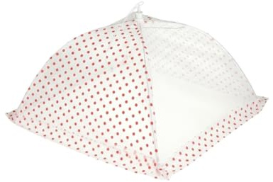 Tala Gingham Food Cover, 30.5cm Diameter, Red